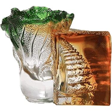 Imagem de Porta-lápis de mesa multifuncional, caixa de armazenamento criativa moderna, suporte de armazenamento de caneta com design de cristal esmaltado, enfeite de mesa de papelaria