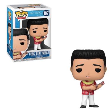 Imagem de Boneco colecionável Funko Pop! Rocks Elvis Blue Havaí