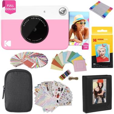 Imagem de Câmera digital kodak Printomatic Full-Color 5MP com estojo e muito mais