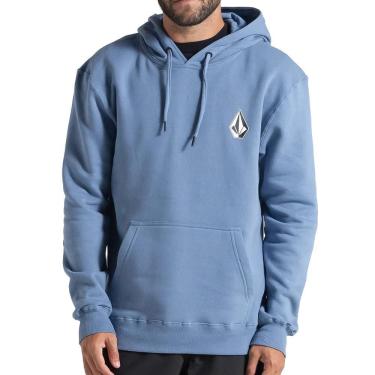 Imagem de Moletom Volcom Canguru Iconic Stone WT25 Masculina Azul