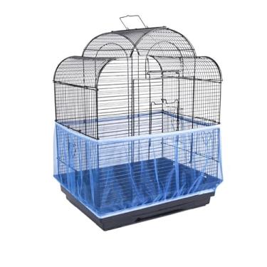 Imagem de Pssopp Capa para Gaiola de Pássaro, Durável, Respirável, Malha, Lavável, Coletor de Sementes, Protetor, Capa de Rede, Tamanho Grande, Gaiola de Pássaros, Boa Noite