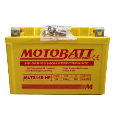 Imagem de Bateria Motobatt Pro Lítio MLTZ14S HP BMW 