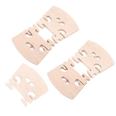 Imagem de Violin Bridge Maple Wood 4/4 Tamanho 5pcs Definir Qualidade Empontável para Violinistas Profissionais ou Amantes de Violino