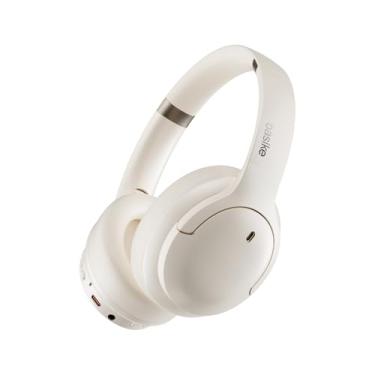 Imagem de Fones de Ouvido Bluetooth 5.4, Headphone Bluetooth com Cancelamento de Ruído Ativo ANC, Headphone com Microfone, Certificação Hi-Pure Audio, Bateria de 300mAh 40 Horas de Reprodução (Branco)