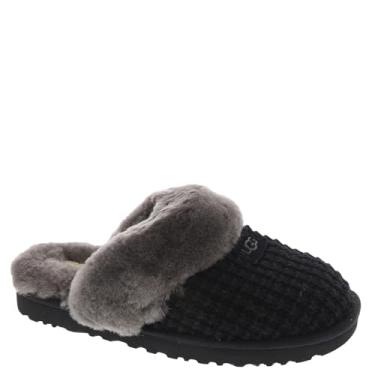 Imagem de UGG Pantufa Feminina Confortável, Preto, 5