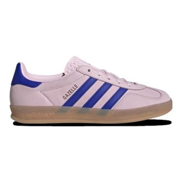 Imagem de adidas Tênis Originals Gazelle Indoor Feminino (Clear Pink Lucid Blue, Sistema De Tamanhos De Calçados Dos Eua, Adulto, Feminino, Numérico, Médio, 6,5)