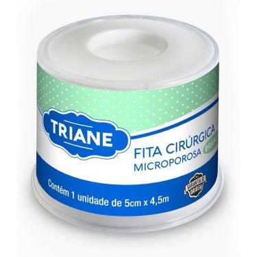 Imagem de Fita Microporosa Triane Hipoalérgica 5,0cmX4,5M Branca