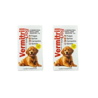 Imagem de Antipulgas e Carrapaticida Tripla Ação  8 Doses para Cães Pequenos Fil