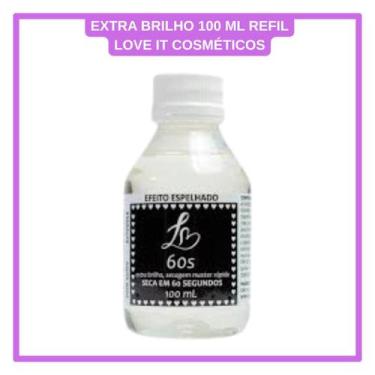 Imagem de Esmalte Extra brilho love It 60s 100 ml Refil secagem master em 60 seg