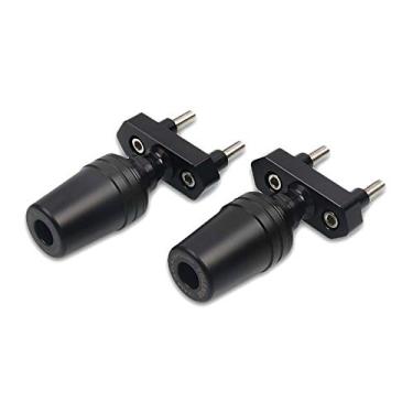 Imagem de Acc-Creativity Motocicleta CNC Alumínio Motor Crash Guard Case Frame Sliders Protector Proteção contra quedas Compatível com Kawasaki Z750 07-13 Z800 13-16 Z1000 07-09 (preto)