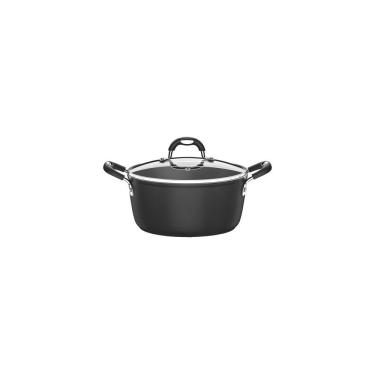 Imagem de Caçarola Tramontina Mônaco Induction Alumínio Antiaderente Starflon Preto 22 Cm 3,5 L T...