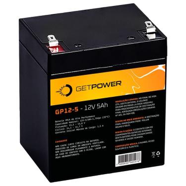 Imagem de Bateria P- Nobreak Getpower 12v 5ah - Gp12-5