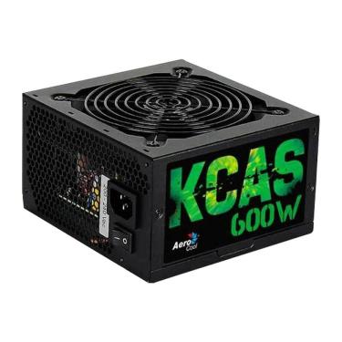 Imagem de Fonte Gamer Atx Aerocool Kcas 600w 80 Plus Full Range Apfc Preto Bivolt