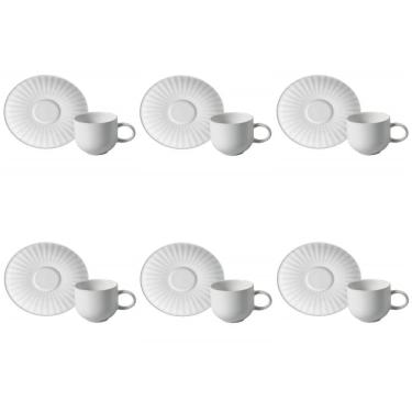 Imagem de Conjunto De Xícara De Cafezinho Com Pires 06 Peças Coup Trendy Porto Brasil