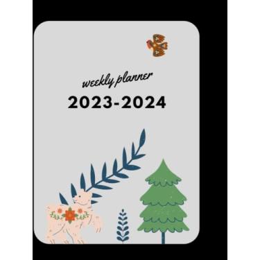 Imagem de weekly planner 2023-2024: large weekly planner 8.25x11,105 pages