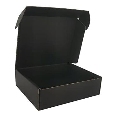 Imagem de ROTCH Caixas De Remessa Pequenas 7X6X2'', Pacote Com 25, Pretas, Papelão Ondulado Para Correspondência Comercial (M762-25-B)