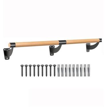 Imagem de Barra De Ballet Parede Madeira 2 Mt (38 Mm Diâmetro) Complet - Tudomix