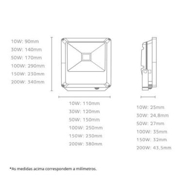 Imagem de Refletor Led Elgin 150W 6500K Preto