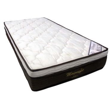 Imagem de Colchão Solteiro Ortobom Magnyfic com Ortopillow e Molas Ensacadas 24 x 88 x 188 cm - Marrom/Bege