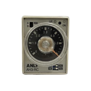 Imagem de Rele De Tempo Multi Função 8 Pinos Com/Base 6/60 Seg/Min 24-240V AH3-RC - Anly