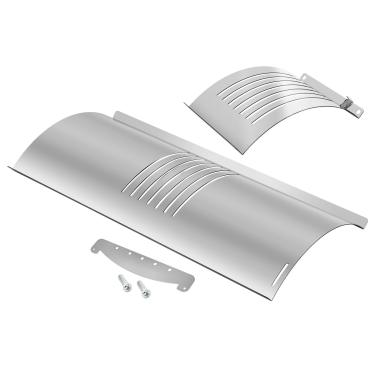 Imagem de Grillflame Kit De Peças Reposição Para Grelha Pro 1100 Flame Broiler Pit Boss Series Pb1100 Pb1100Ps1 Austin Xl Pb1000Xlw1, Placa Com Tampa Deslizante, Difusor Calor, Defumadora