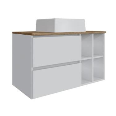 Imagem de Gabinete para Banheiro Suspenso com Cuba - DJD Móveis