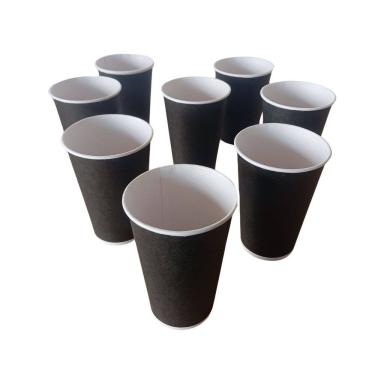 Imagem de Kit 8 Copos de Papel Coloridos Biodegradáveis Descartáveis Aniversário Comemorações Festas