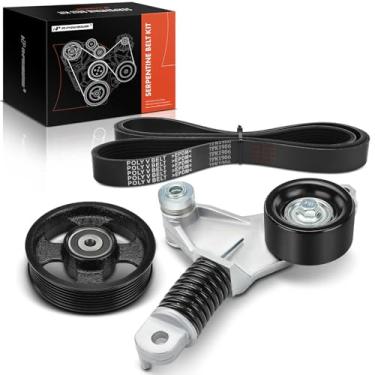 Imagem de A-Premium Kit de transmissão de correia serpentina do motor compatível com modelos Toyota & Scion - 2006-2008 RAV4, 2009-2012 Corolla, matriz 2009-2013, 2012-2015 xB - 2,4L