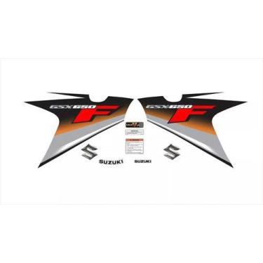 Imagem de Adesivos Compatível Suzuki Gsx 650f 2009 2010 2011 Laranja - SPTS