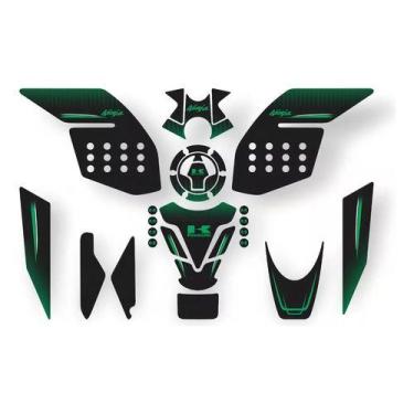 Imagem de Adesivos Protetores Tanque Compativel Kawasaki 300 -verde 17 - SPTS