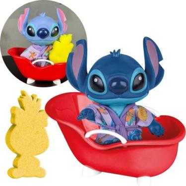 Imagem de Boneco Stitch Banho Divertido Disney Com Banheira - Cotiplas - Cotiplá