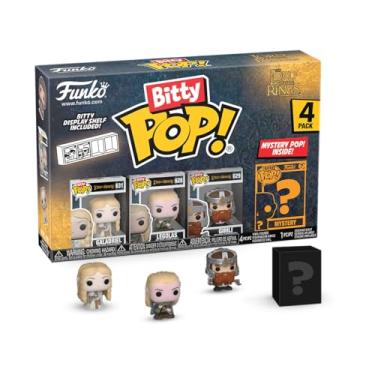 Imagem de Funko Bitty Pop!: Mini brinquedos colecionáveis do Senhor dos Anéis - Galadriel, Legolas, Gimli e Mystery Chase Figure (os estilos podem variar)