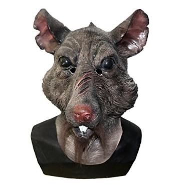 Imagem de Rat Splinter Latex Mask Animal Mouse Monster Masks Movie Costume Cosplay Party Fancy Dress Turtles Mask