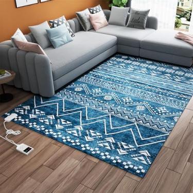 Imagem de Tapete De Aquecimento De Grafeno Com Temperatura Ajustável, Grande Aquecedor De Tapete Marroquino, Tapete De Aquecimento Infravermelho Portátil De Yoga, Para Escritóri, 4, 55 * 90cm/22 * 35in