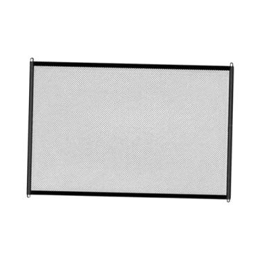 Imagem de Baoblaze Portão de malha Portão de cachorro retrátil para quarto instalação fácil em qualquer lugar para escadas e portas Barreira de cerca portátil Black, S