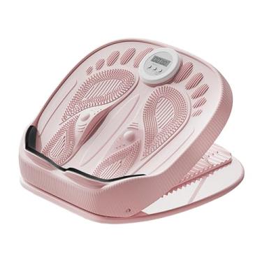 Imagem de simhoa Prancha de alongamento de panturrilhas, prancha inclinada, maca de panturrilha dobrável profissional para maior flexibilidade do tornozelo, Rosa