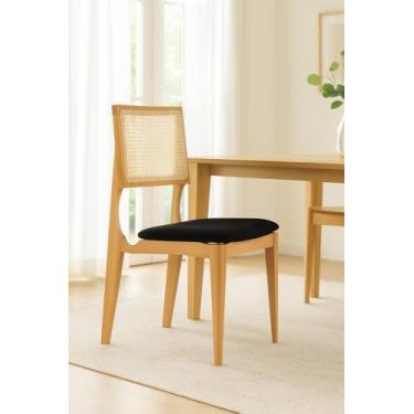 Imagem de Kit 8 Cadeiras Granada Tela Sextavada Madeira Maciça Mel Sala de Jantar