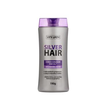 Imagem de Condicionador Desamarelador Loiro Silver Hair 190g Vini Lady-Unissex