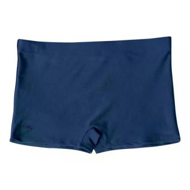 Imagem de Sunga Boxer Lisa Mash Masculina, Gg, Azul jeans escuro