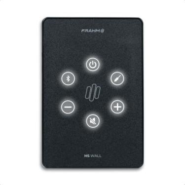 Imagem de Amplificador de Parede HS Wall Preto G5 Touch 2x30W Bivolt com Caixas 