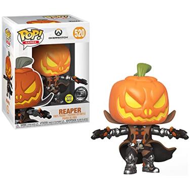 Imagem de Funko Pop! Games: Overwatch - Reaper Pumpkin, Glow in The Dark, Exclusive