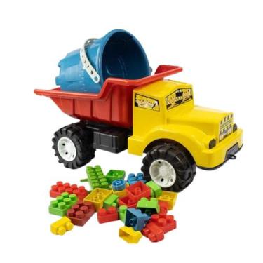 Imagem de Caminhão Caçamba Bruttus com Balde e Blocos - Timplast