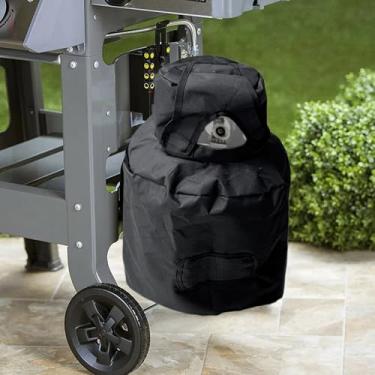 Imagem de FCOUIID Capa de cilindro de tanque de propano à prova d'água – Protetor de garrafa de gás de cilindro resistente para uso ao ar livre RV fogão a gás peças de acampamento (13,6 kg)