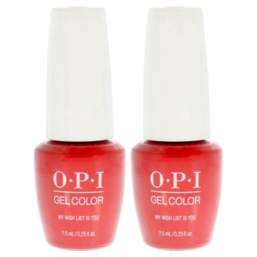Imagem de Esmalte de gel para unhas OPI GelColor Minha lista de desejos é você, pacote com 2