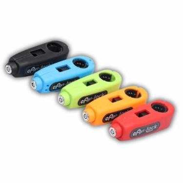 Imagem de Trava de Segurança Antifurto para Moto – Universal, Compacta, Com Chave, Instalação Rápida na Manete, Proteção Contra Furtos Urbanos