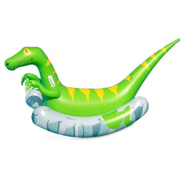 Imagem de Swimline Brinquedo Flutuante Original Rocker Raptor Para Piscina, Com Alças Fáceis De Segurar E Apoios Laterais Curvos Estabilização, Crianças Adultos, Praia, Oceano, Lago, Pvc Resistente