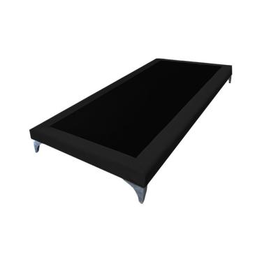 Imagem de Cama Montessoriana Adulto Oriental Premium Solteiro Veludo Preto