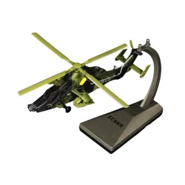 Imagem de Milageto 1:72 EC665 Modelo de helicóptero fundido, colecionáveis de modelo de jato de caça com suporte de exibição, modelo de avião para prateleira de bar de