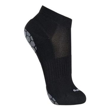 Imagem de Meia Antiderrapante Pilates Hidroginástica Lupo 3310 casapaula, Preto,