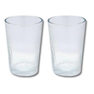 Imagem de Kit 2 Copos Vidro Arizona 200ml Transparente Drinks Agua Suco - PRATIC
